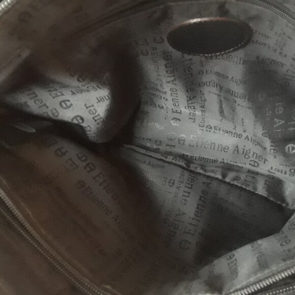 Vintage Etienne Aigner Leather Shoulder Bag - Picture 13 of 16